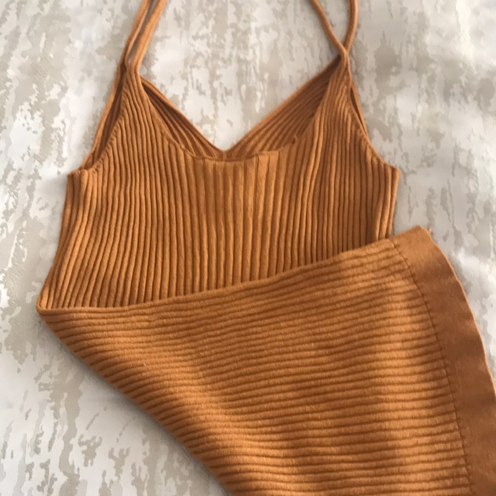 Anthropologie knit ribbed tank top